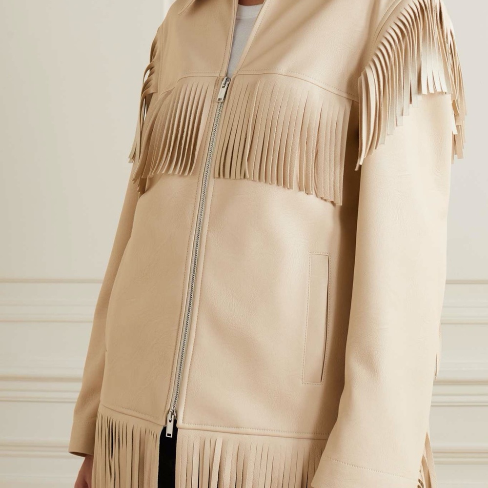 Stella Mccartney Fringe Jacket View 3